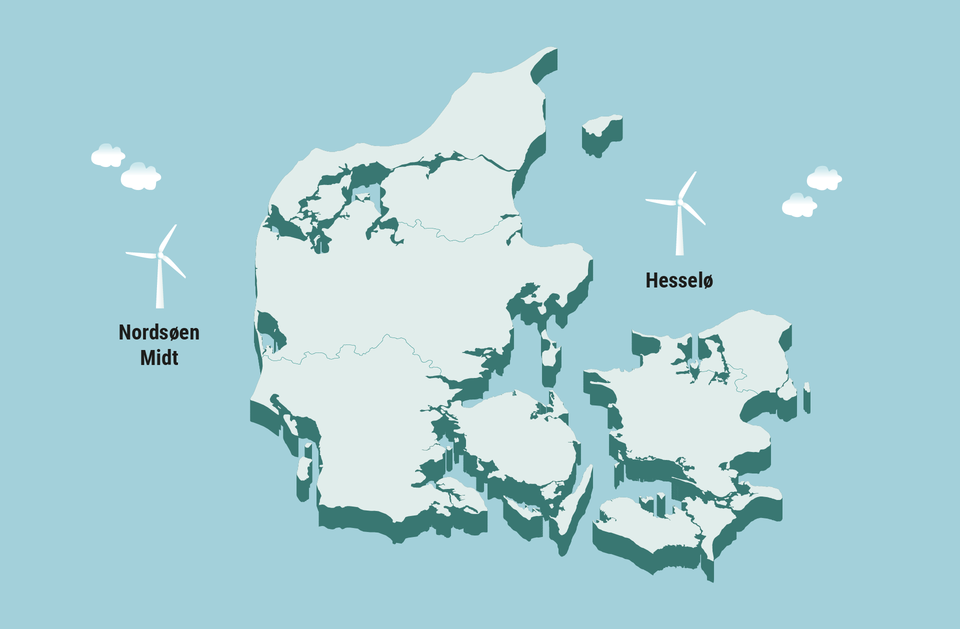 Danmark får to nye havvindmølleparker